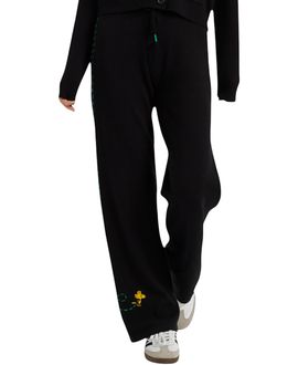Chinti & Parker Chinti & Parker Women's Wool-Cashmere Peanuts Stripe Wide Leg Track Pants