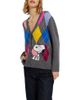 Chinti & Parker Chinti & Parker Women's Wool-Cashmere Snoopy Argyle Cardigan - 1