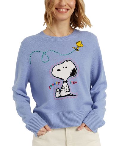 Chinti & Parker Chinti & Parker Women's Wool-Cashmere Snoopy Embroidered Sweater