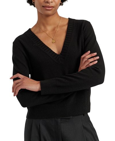 Chinti & Parker Chinti & Parker Women's Wool-Cashmere V-Neck Sweater