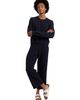 Chinti & Parker Chinti & Parker Women's Wool Cashmere Cropped Wide Leg Track Pants - 2