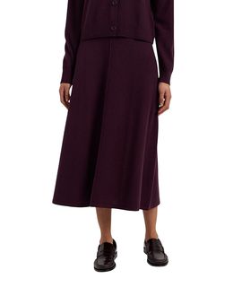 Chinti & Parker Chinti & Parker Women's Wool Cashmere Midi Skirt