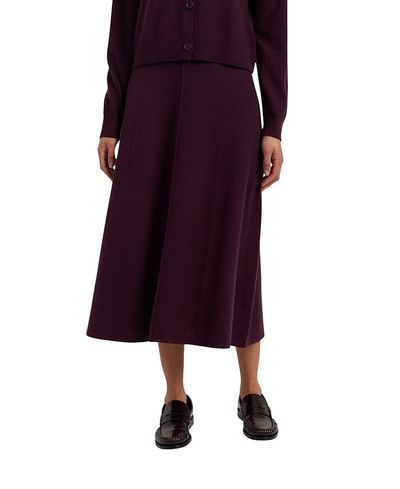 Chinti & Parker Chinti & Parker Women's Wool Cashmere Midi Skirt