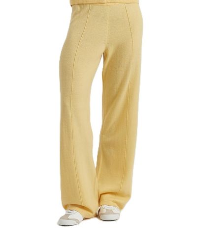 Chinti & Parker Chinti & Parker Women's Wool Cashmere Wide Leg Track Pants