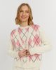 Chinti & Parker Chinti & Parker Wool-Cashmere Diamond Cardigan - 3