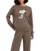 Chinti & Parker Chinti & Parker Wool-Cashmere Snoopy & Woodstock Sweater - 1