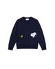 Chinti & Parker Chinti & Parker Wool-Cashmere Snoopy Peeking Pocket Sweater - 4