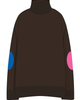 Chinti & Parker Chinti & Parker Wool Cashmere Elbow Patch Rollneck Sweater - 5