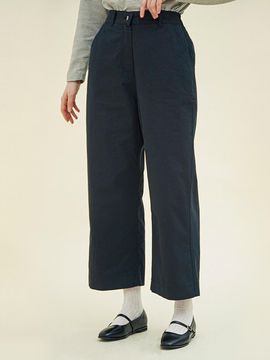 CHIQUITA Chino Wide Pants [Navy] (251505SNV)