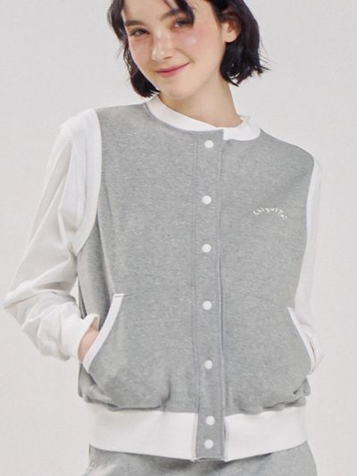 CHIQUITA Sweat Cotton Vest [Grey] (241104SGR)