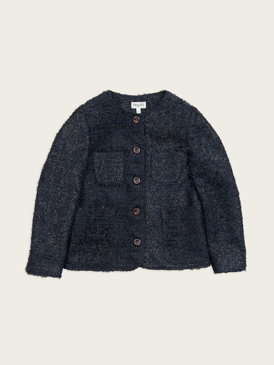 CHIQUITA Tweed Classic Jacket [Navy] (251101SNV)