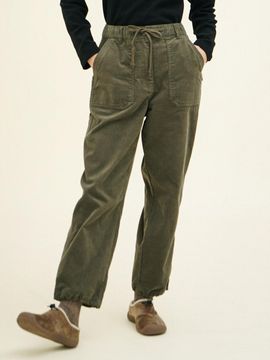 CHIQUITA Work Corduroy Cargo Pants [Khaki] (244505SKH)