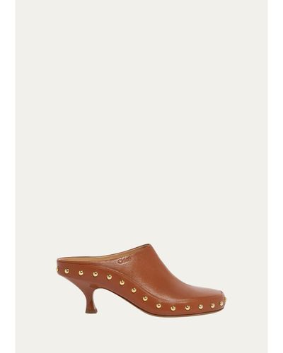 Chloé 55mm Junie Leather Mules