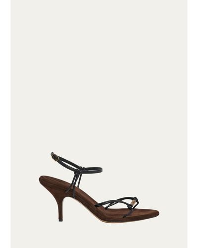 Chloé 80mm Matilda Strappy Leather Sandals