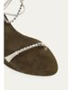Chloé 80mm Zia Embellished Mixed Leather Sandals - 5