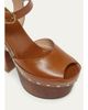 Chloé 90mm Meret Leather Clogs - 5