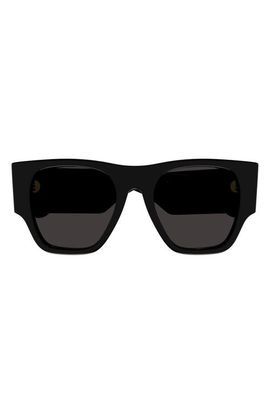 Chloé Chloé 53mm Polarized Rounded Square Sunglasses