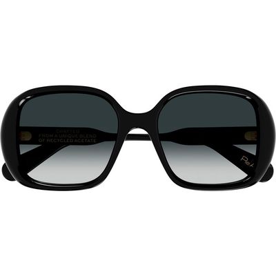 Chloé Chloé 55mm Gradient Square Sunglasses