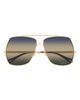 Chloé Chloé 62mm Oversize Gradient Rectangular Sunglasses - 1