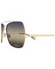 Chloé Chloé 62mm Oversize Gradient Rectangular Sunglasses - 3