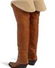 Chloé Chloé Azelan Genuine Shearling Cuff Over the Knee Boot - 2