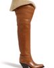 Chloé Chloé Azelan Genuine Shearling Cuff Over the Knee Boot - 3
