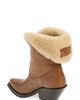Chloé Chloé Azelan Genuine Shearling Cuff Western Boot - 2