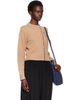 Chloé Chloé Beige Fitted Logo Cardigan - 2