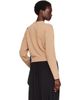 Chloé Chloé Beige Fitted Logo Cardigan - 3