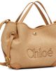 Chloé Chloé Beige Small 'Chloé' Clover Double Carry Tote - 2