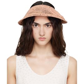 Chloé Chloé Beige 'The Chloé Raffia' Visor