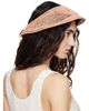 Chloé Chloé Beige 'The Chloé Raffia' Visor - 3