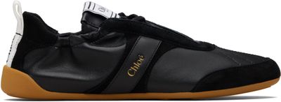 Chloé Chloé Black 'Chloé' Kick Sneakers
