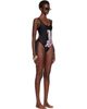 Chloé Chloé Black Cut-Out One-Piece Swimsuit - 2