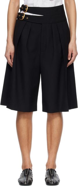 Chloé Chloé Black Double Waistband Shorts