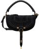 Chloé Chloé Black Marci Suede Stud Bag - 1