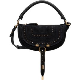 Chloé Chloé Black Marci Suede Stud Bag