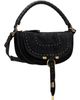 Chloé Chloé Black Marci Suede Stud Bag - 2