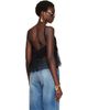 Chloé Chloé Black Thin Strap Lingerie Top - 3