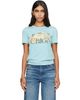 Chloé Chloé Blue Cotton Jersey Baby Fit Logo T-shirt - 1