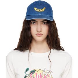 Chloé Chloé Blue 'The Chloé Chill' Denim Cap