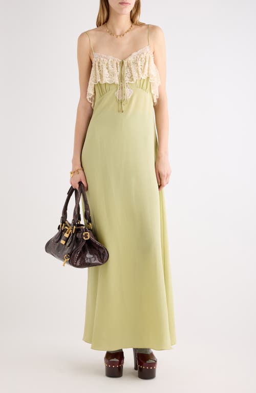 Chloé Chloé Boho Silk Crêpe de Chine Maxi Dress