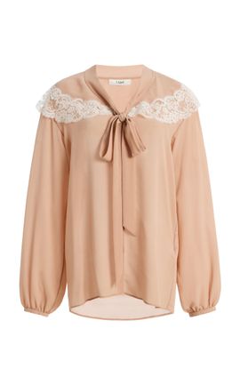 Chloé Chloé Bow Silk Top