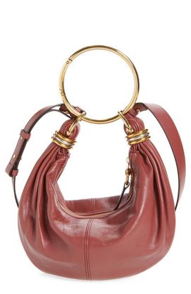 Chloé Chloé Bracelet Leather Hobo Bag