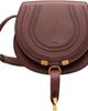 Chloé Chloé Brown Grained Leather Marcie Saddle Bag - 1