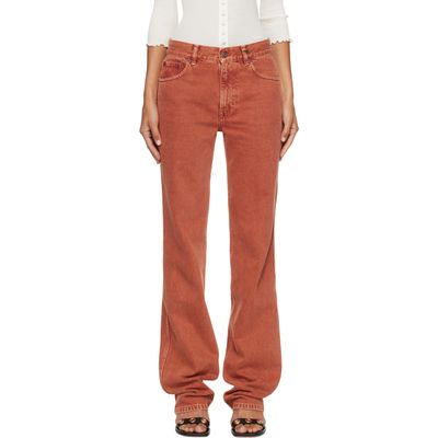 Chloé Chloé Brown Straight Jeans
