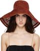 Chloé Chloé Brown 'The Chloé Raffia Capeline' Beach Hat - 1