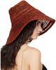 Chloé Chloé Brown 'The Chloé Raffia Capeline' Beach Hat - 3
