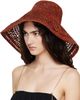 Chloé Chloé Brown 'The Chloé Raffia Capeline' Beach Hat - 4