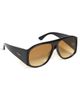 Chloé Chloé CH0347S Aviator Sunglasses Brown-Brown-Brown One - 1